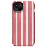 East Coast Summer | Red Stripes Case Phone Case Casetry Essential + MagSafe® iPhone 15 Plus