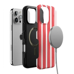 East Coast Summer | Red Stripes Case Phone Case Casetry 