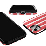 East Coast Summer | Red Stripes Case Phone Case Casetry 