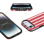 East Coast Summer | Red Stripes Case Phone Case Casetry 