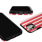 East Coast Summer | Red Stripes Case Phone Case Casetry 