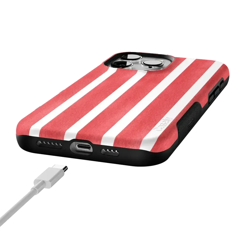 East Coast Summer | Red Stripes Case Phone Case Casetry 