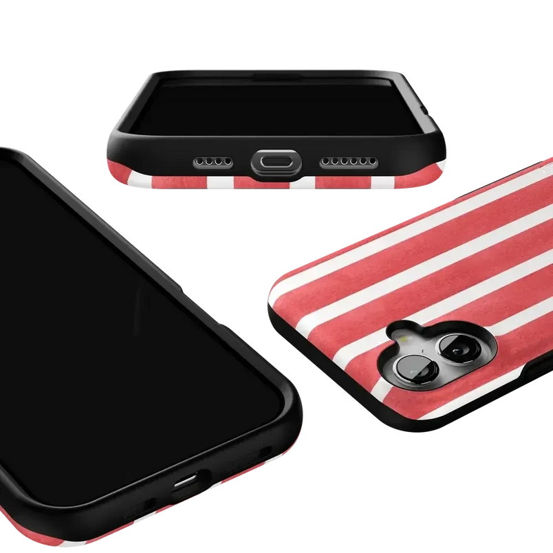 East Coast Summer | Red Stripes Case Phone Case Casetry 