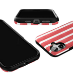 East Coast Summer | Red Stripes Case Phone Case Casetry 