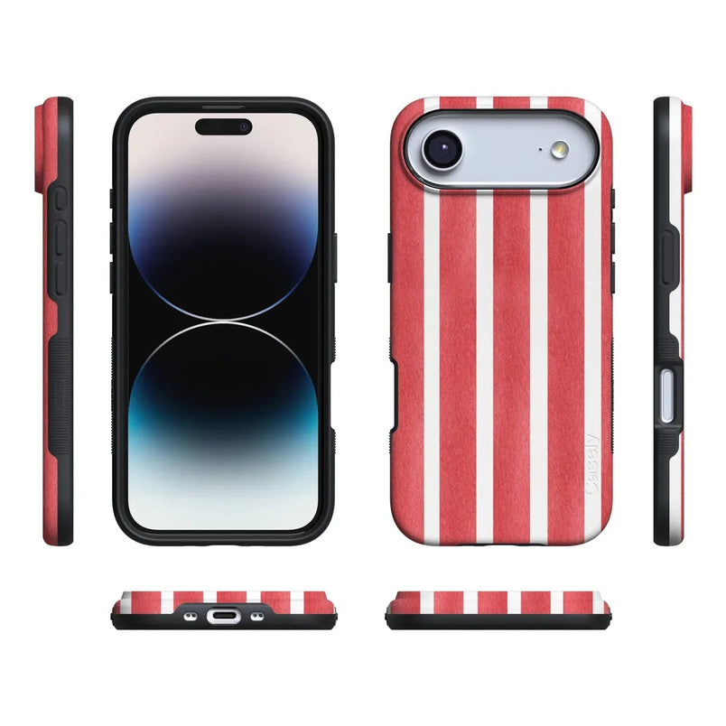 East Coast Summer | Red Stripes Case Phone Case Casetry 