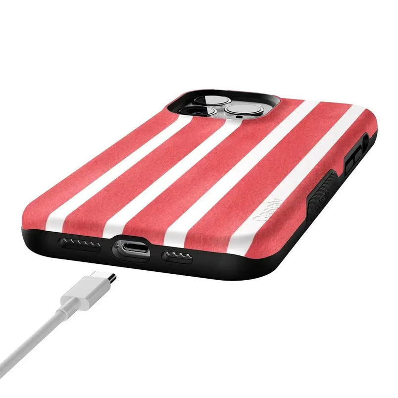 East Coast Summer | Red Stripes Case Phone Case Casetry 