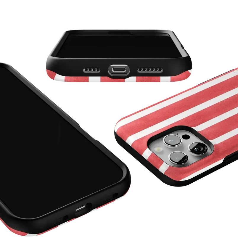 East Coast Summer | Red Stripes Case Phone Case Casetry 