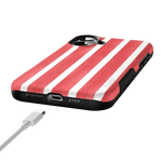 East Coast Summer | Red Stripes Case Phone Case Casetry 