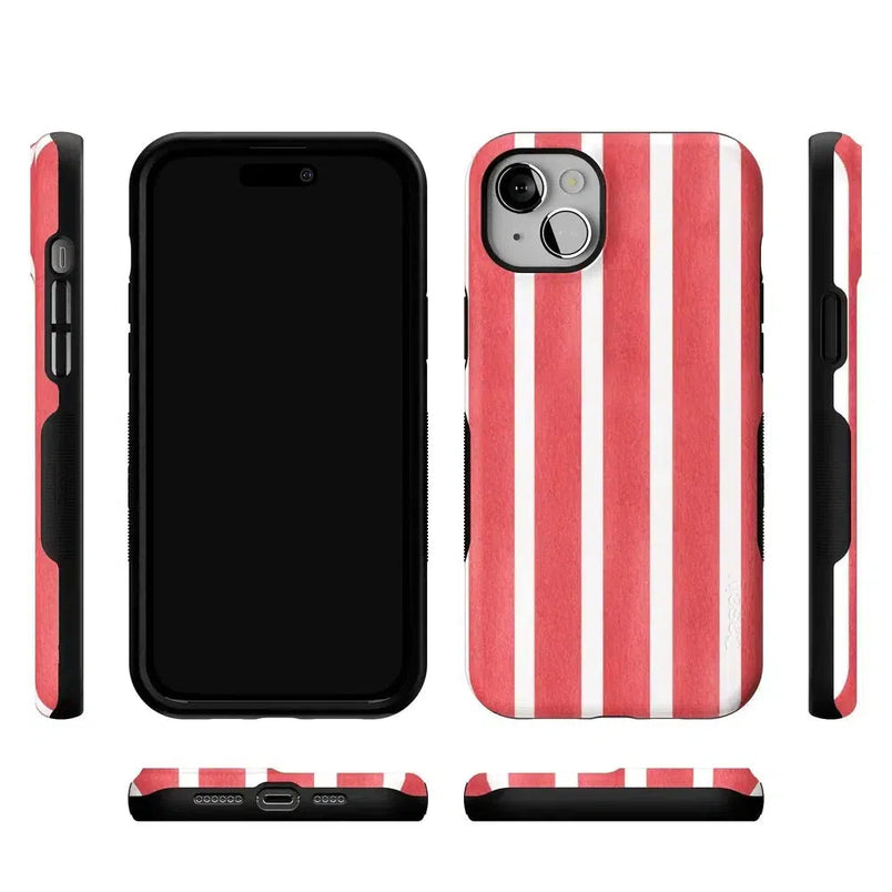 East Coast Summer | Red Stripes Case Phone Case Casetry 