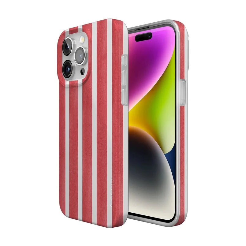 East Coast Summer | Red Stripes Case Phone Case Casetry 