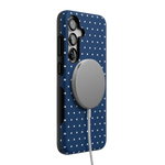 On the Dot | Navy Polka Dot Case