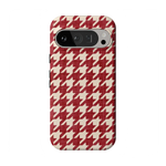 Scarlet Stitch | Red Houndstooth Case