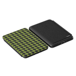 Wicked Hex | Green Checkered Kindle Case