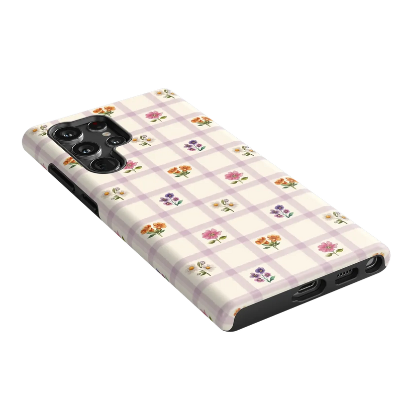Meadow Check | Floral Gingham Case