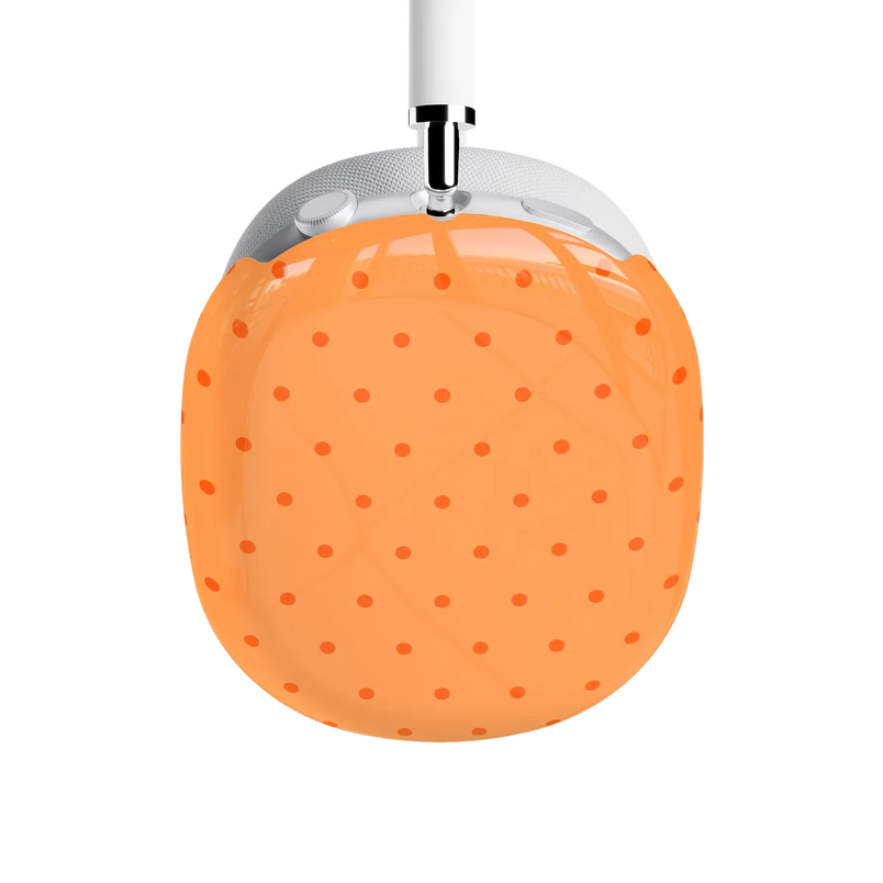 On the Dot | Orange Polka Dot AirPods Max Case