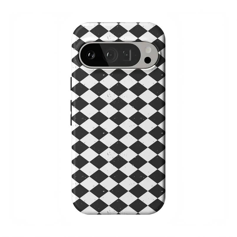 Salem's Hex | Black & White Checkered Case