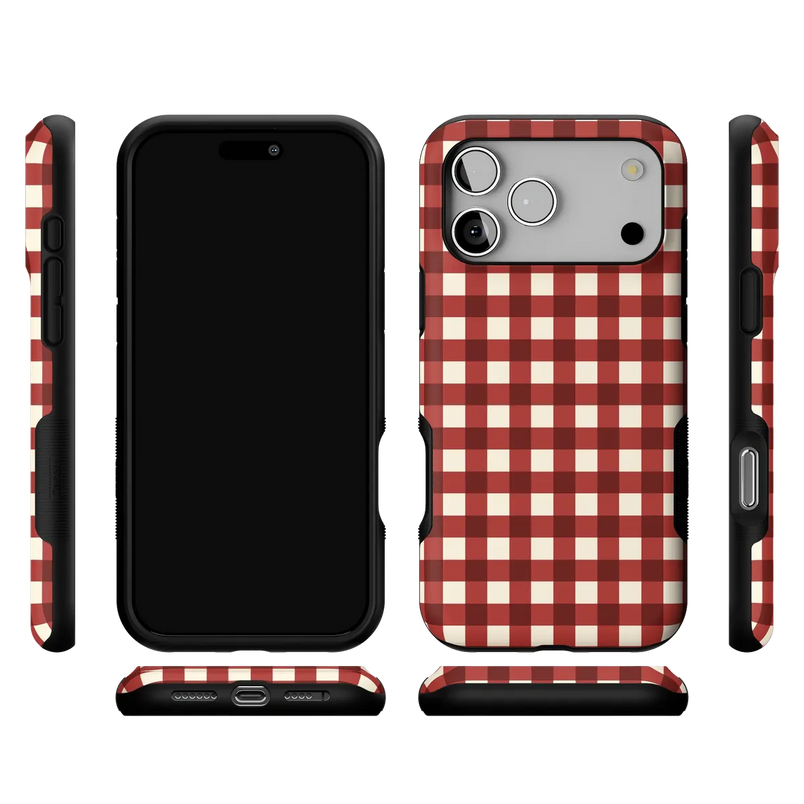 Checked Twice | Red Plaid Case