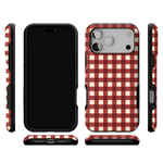 Checked Twice | Red Plaid Case