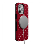 On the Dot | Maroon Polka Dot Case