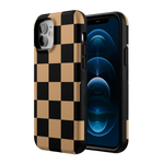 Fit Check | Black & Brown Checkerboard Case