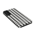 Salem's Hex | Black & White Checkered Case