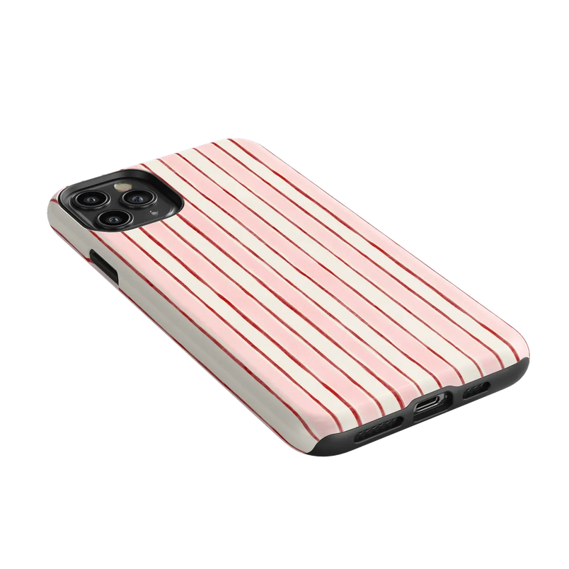 Pretty in Pastel | Blush Stripes Case