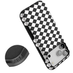 Salem's Hex | Black & White Checkered Case