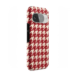 Scarlet Stitch | Red Houndstooth Case
