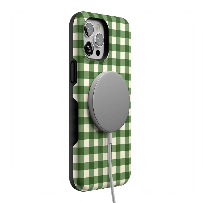 Checked Twice | Green Plaid Case