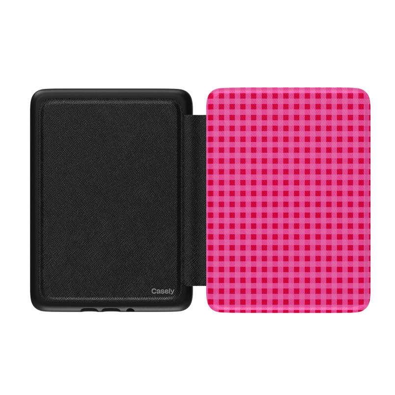 Sweet Jam | Hot Pink Gingham Kindle Case