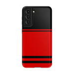 Go Canes | Black & Red Striped Case - Galaxy S21