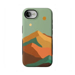 Endless Peaks | Colorblock Mountain Case iPhone Case get.casely Bold Flex + MagSafe® iPhone 16e 