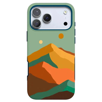 Endless Peaks | Colorblock Mountain Case iPhone Case get.casely Bold Flex + MagSafe® iPhone 17 Pro Max 
