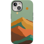 Endless Peaks | Colorblock Mountain Case iPhone Case get.casely Bold + MagSafe® iPhone 15 Plus