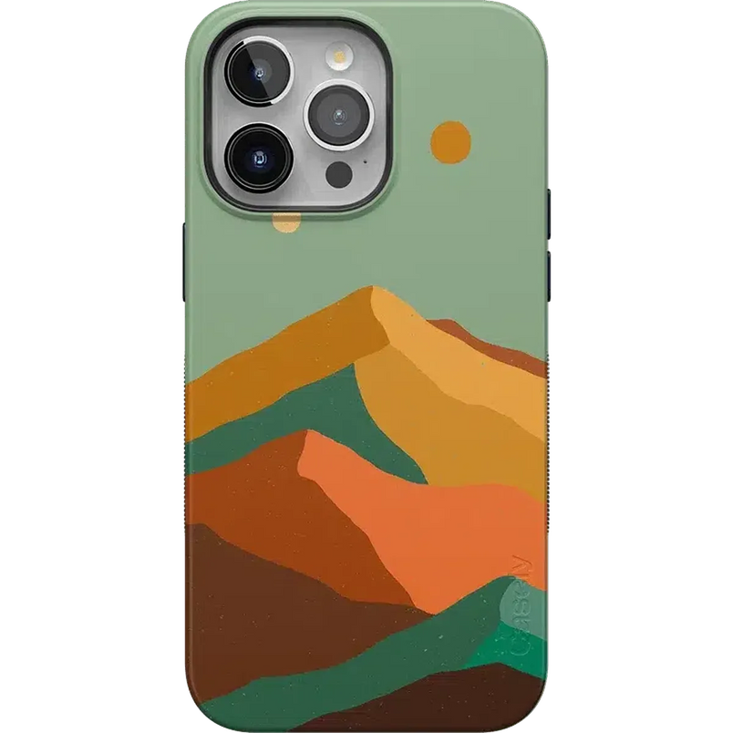 Endless Peaks | Colorblock Mountain Case iPhone Case get.casely Bold + MagSafe® iPhone 15 Pro Max