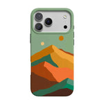 Endless Peaks | Colorblock Mountain Case iPhone Case get.casely Classic + MagSafe® iPhone 17 Pro Max 