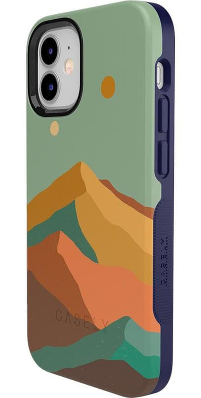 Endless Peaks | Colorblock Mountain Case iPhone Case get.casely