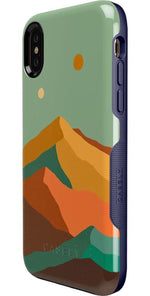 Endless Peaks | Colorblock Mountain Case iPhone Case get.casely