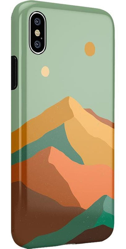 Endless Peaks | Colorblock Mountain Case iPhone Case get.casely