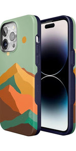 Endless Peaks | Colorblock Mountain Case iPhone Case get.casely 