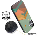Endless Peaks | Colorblock Mountain Case iPhone Case get.casely 