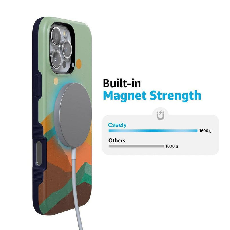 Endless Peaks | Colorblock Mountain Case iPhone Case get.casely 