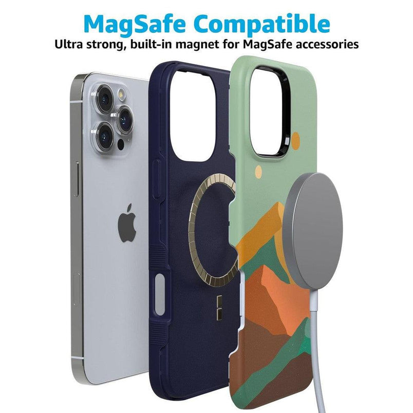 Endless Peaks | Colorblock Mountain Case iPhone Case get.casely 