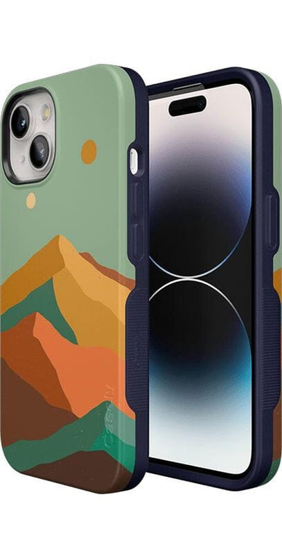 Endless Peaks | Colorblock Mountain Case iPhone Case get.casely 