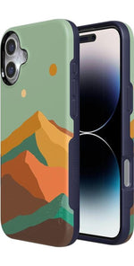 Endless Peaks | Colorblock Mountain Case iPhone Case get.casely 