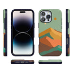 Endless Peaks | Colorblock Mountain Case iPhone Case get.casely 