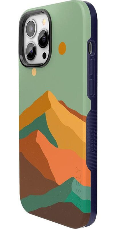 Endless Peaks | Colorblock Mountain Case iPhone Case get.casely