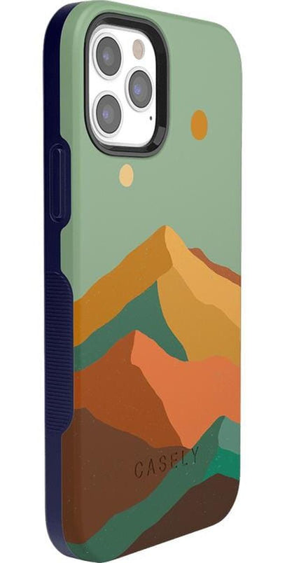 Endless Peaks | Colorblock Mountain Case iPhone Case get.casely