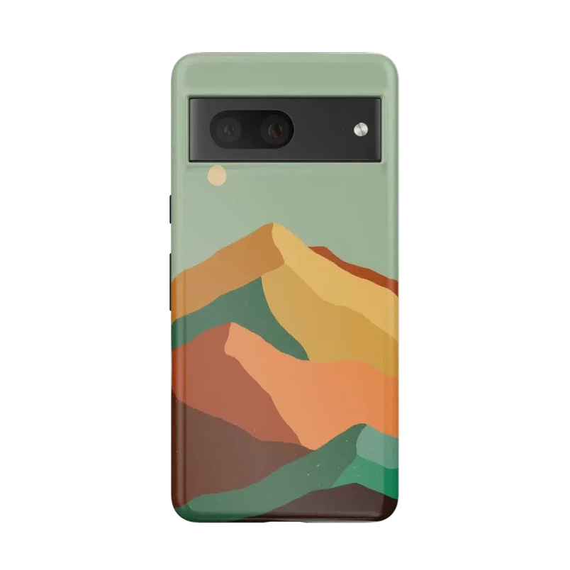 Endless Peaks | Colorblock Mountain Google Pixel Case Google Pixel Case Casetry Essential Google Pixel 7