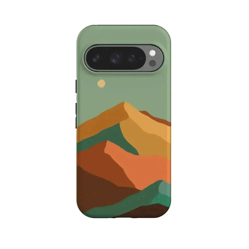 Endless Peaks | Colorblock Mountain Google Pixel Case Google Pixel Case Casetry Essential + MagSafe® Google Pixel 10 Pro 